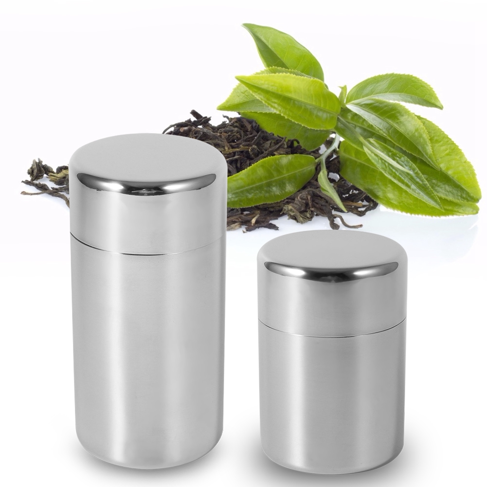 Coffee Tea Sugar Canisters - 스테인리스 스틸 차 보관 용기 가정용