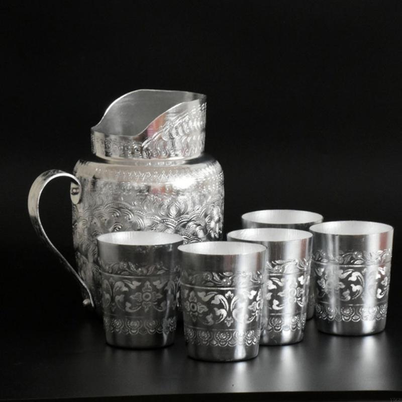 Coffee Tea Thai - 태국 스타일 주석 컵 태국 전통