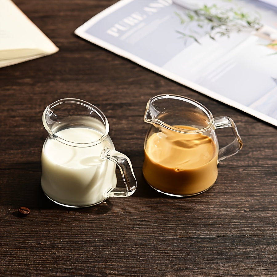 Barista Milk Jug - 2pcs 미니 유리 에스프레소 컵 크리머