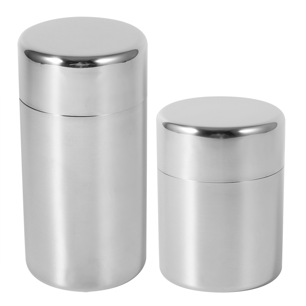 Coffee Tea Sugar Canisters - 스테인레스 스틸 찻잎 통 용기, 차