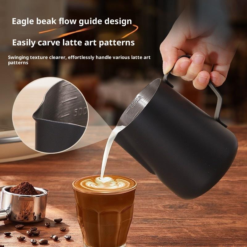Barista Milk Jug - 350/600ML 커피 우유 거품기 스테인리스 스틸