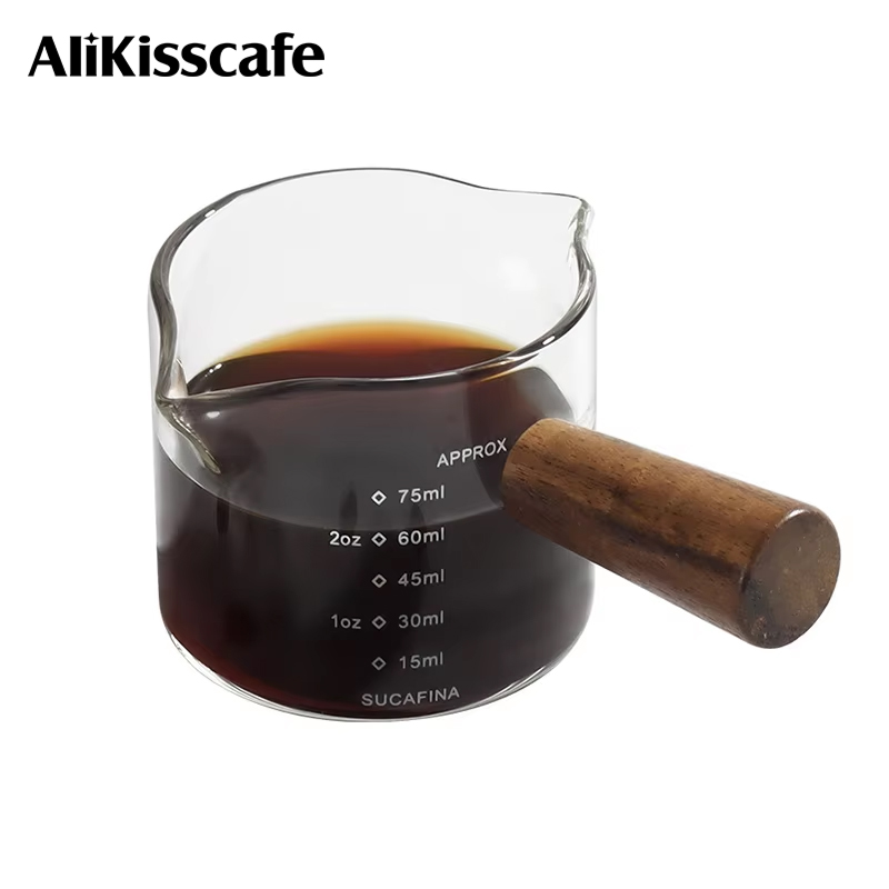 Barista Milk Jug - 에스프레소 컵 커피 측정 샷 유리