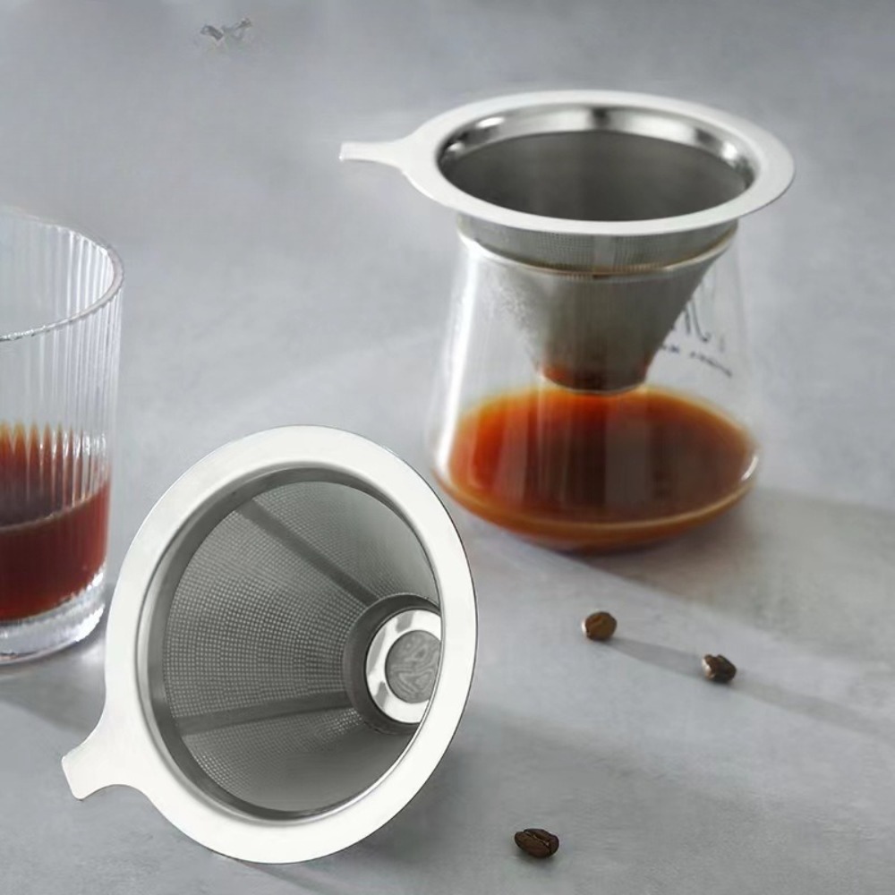종이를 사용하지 않는 대형 재사용 가능 커피 필터 스트 - Coffee & Tea Difabis 리뷰 및 가격
