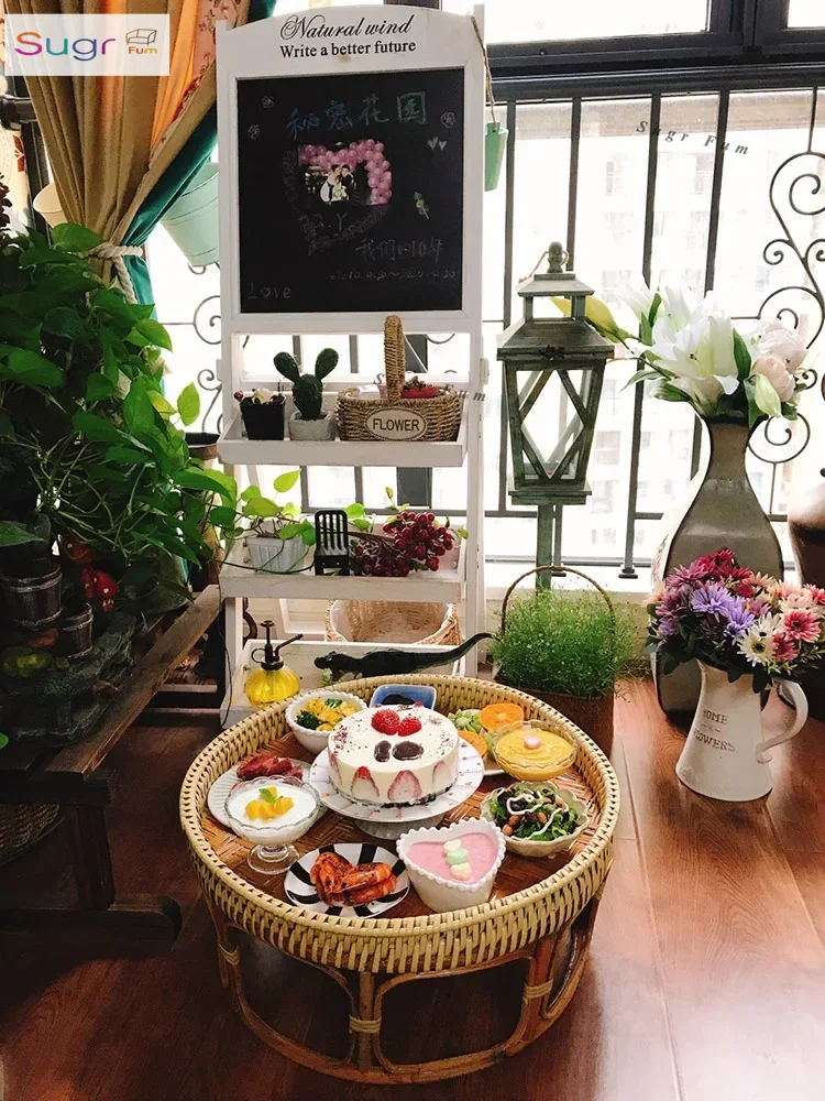 태국 라탄 커피 테이블 베이 윈도우 티 테이블 대나무  - Coffee Tea Thai 리뷰 및 가격