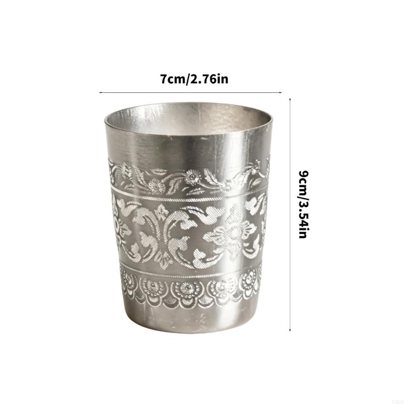 태국 스타일 주석 컵 태국 전통 디자인 마시는 컵 커피 - Coffee Tea Thai 리뷰 및 가격