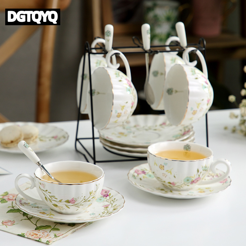 2피스 빈티지 플로럴 세라믹 커피잔 세트 골드림 펌프킨 - Tea Coffee Pot Set 리뷰 및 가격