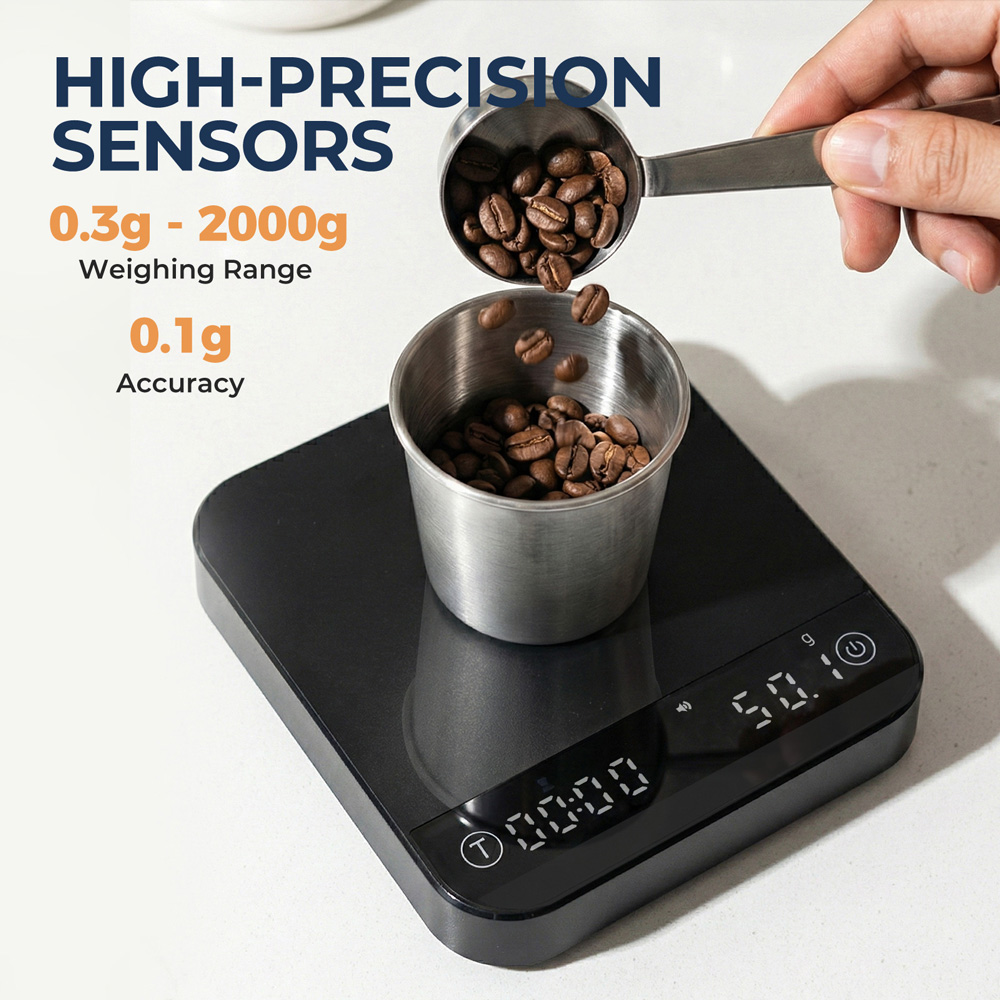휴대용 커피 저울 0.1g 정밀도 0.3g-2000g, - Coffee & Tea Difabis 리뷰 및 가격
