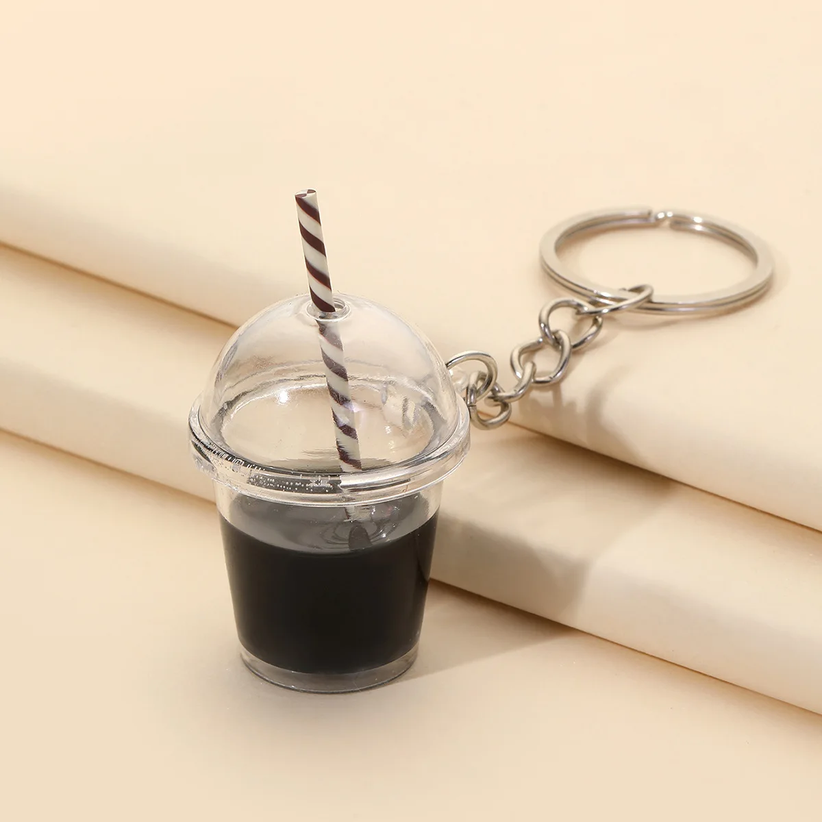 진주 우유 차 컵 키 체인 과일 커피 컵 모양 만화 시 - Coffee And Tea Lyrics 리뷰 및 가격