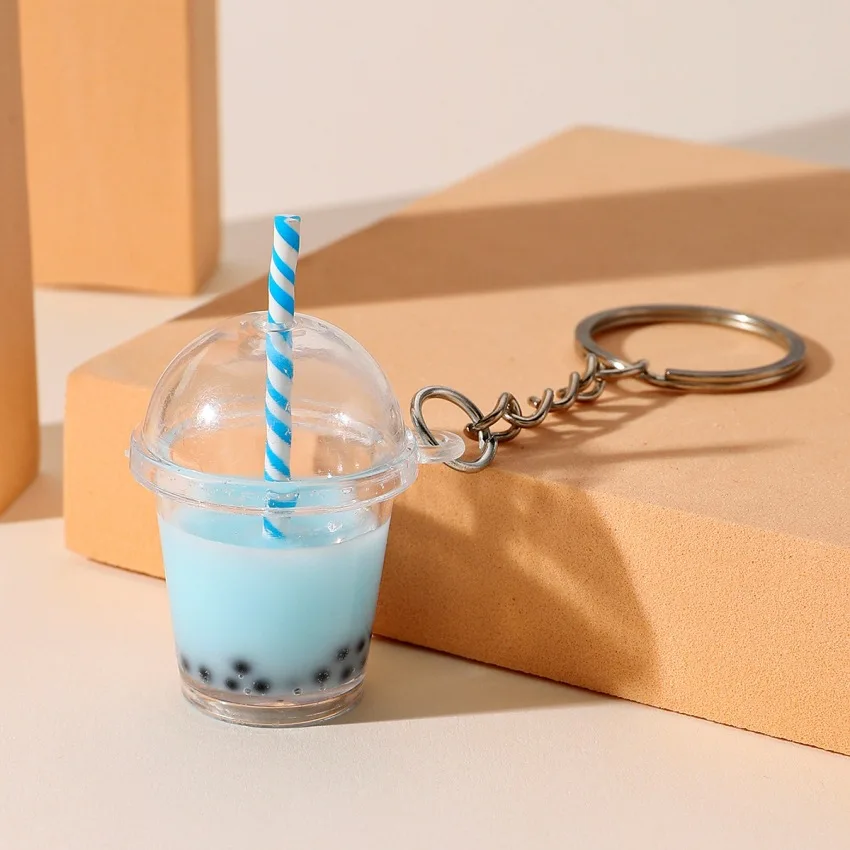 진주 우유 차 컵 키 체인 과일 커피 컵 모양 만화 시 - Coffee And Tea Lyrics 리뷰 및 가격
