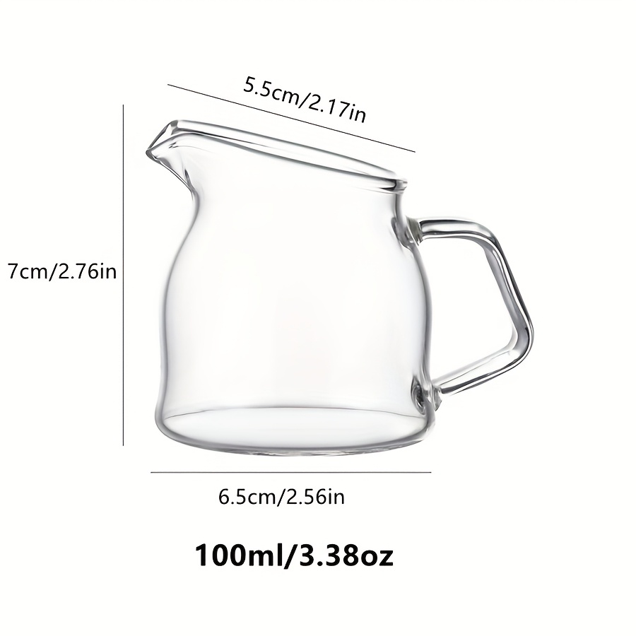 2pcs 미니 유리 에스프레소 컵 크리머 피처, 손잡이 - Barista Milk Jug 리뷰 및 가격