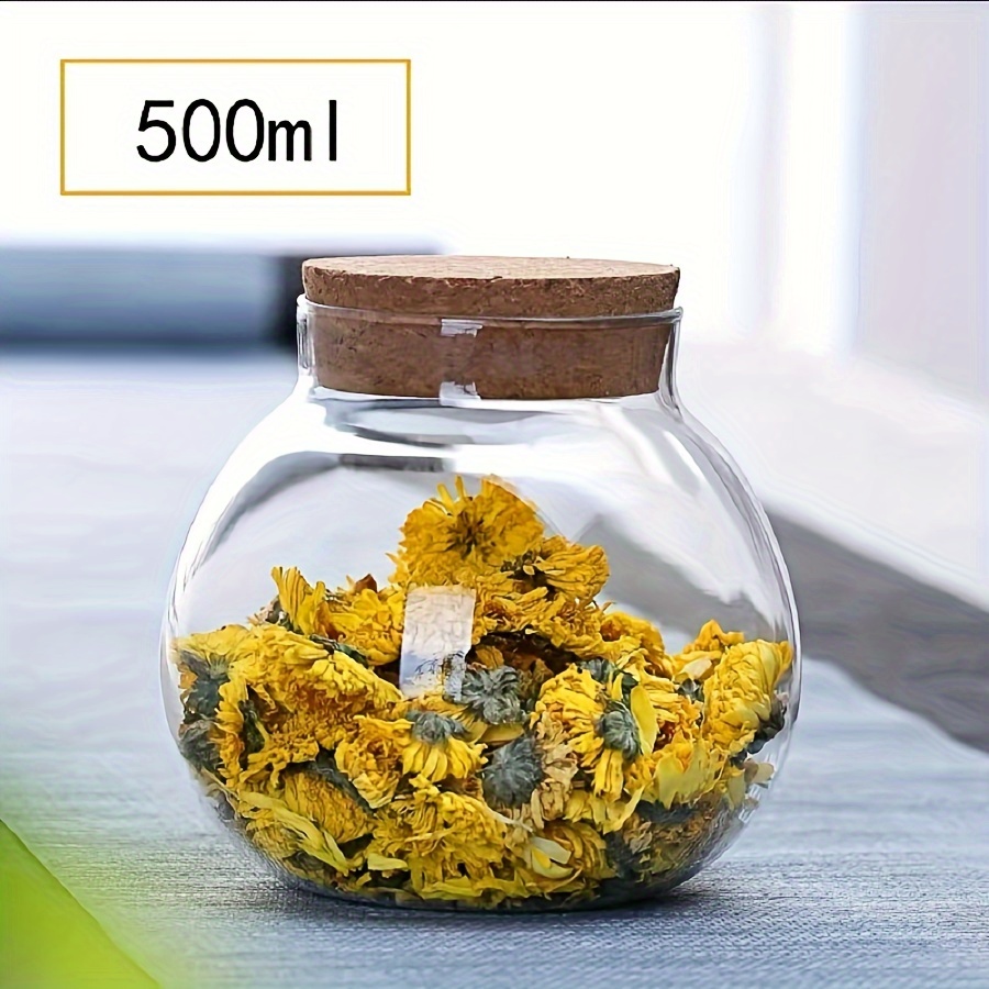 500ML 투명 유리 보관 용기, 커피, 향신료, 사탕 - Coffee Tea Sugar Canisters 리뷰 및 가격