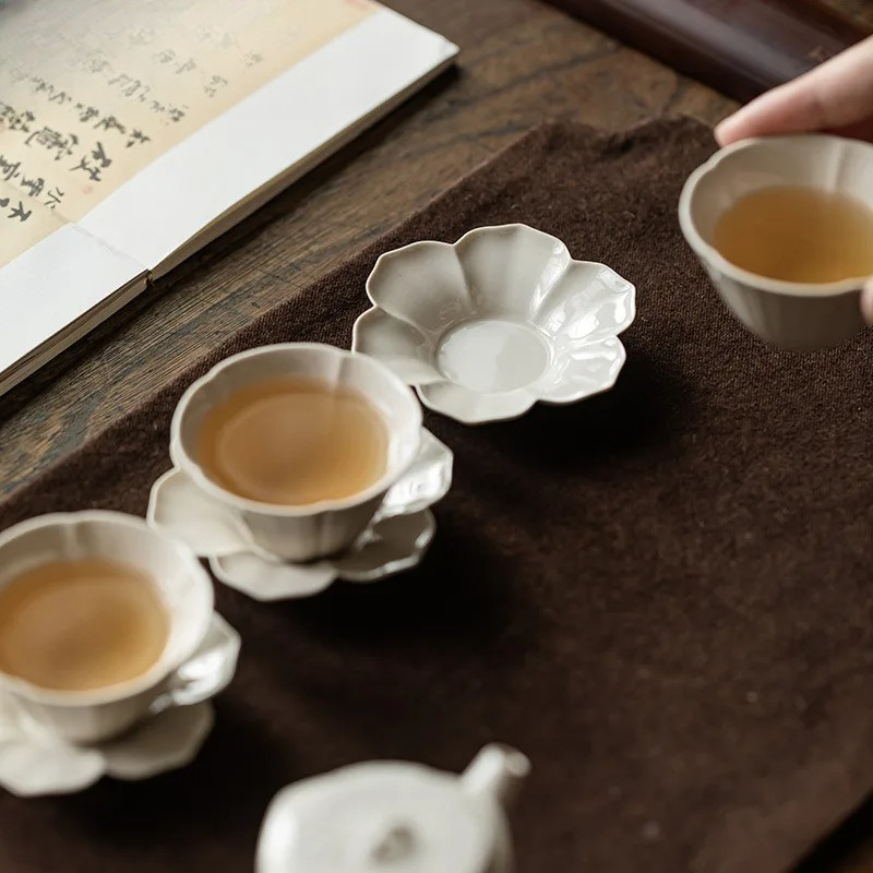 식물 재 해바라기 코스터 고급 커피잔 받침대 가정용 열 - Tea Coffee Pot Set 리뷰 및 가격