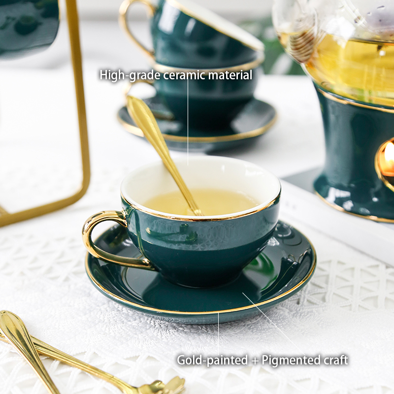 북유럽 세라믹 티 세트, 도자기 향 찻잔, 캔들러 여과 - Tea Coffee Pot Set 리뷰 및 가격