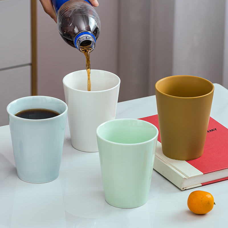 대형 세라믹 맥주잔 커피컵 상업용 캐서롤 접시 가정용  - Juice Tea Coffee 리뷰 및 가격