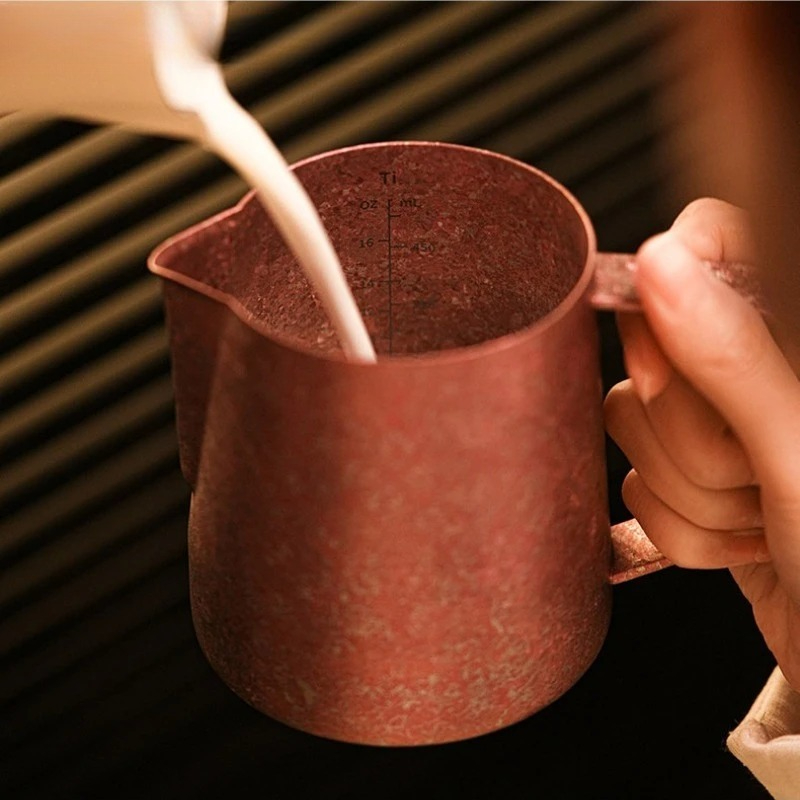 저스틴라우 600ml 순수 티타늄 우유 주전자 항균 라 - Barista Milk Jug 리뷰 및 가격