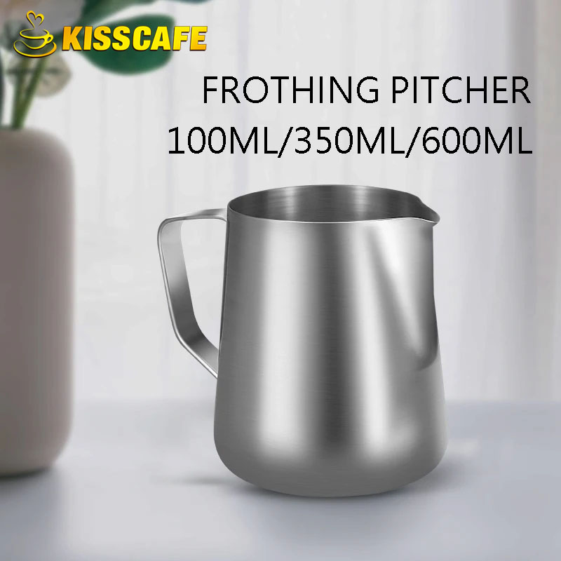 우유 Frother 주전자 스테인레스 스틸 용기 100 - Barista Milk Jug 리뷰 및 가격
